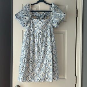 Adorable blue floral dress